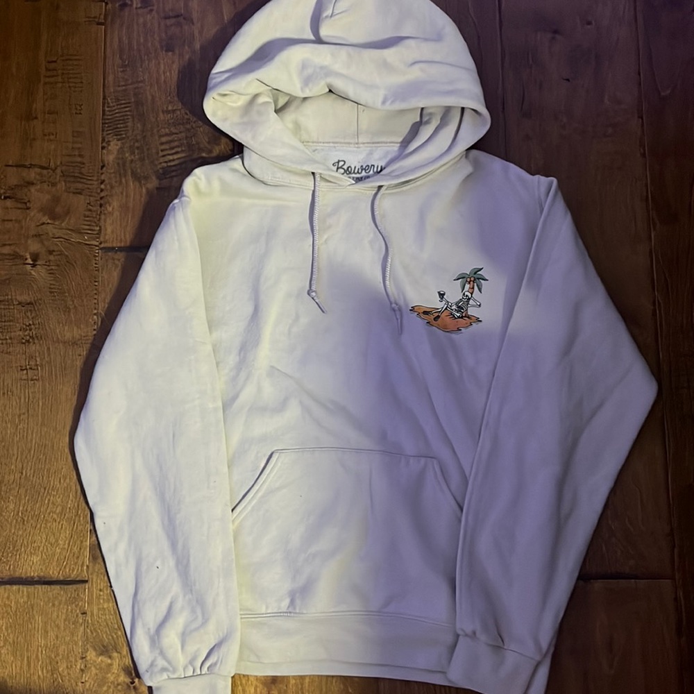 Skater hippie sweatshirt cream/off white